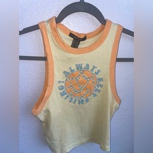 Light and dark orange tank forever 21